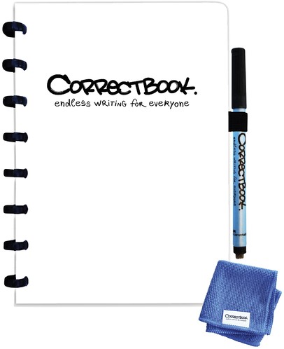 Carnet de notes Correctbook A5 uni 40 pages Inspirational White