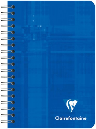 Carnet de notes Clairefontaine 95x140mm spirale ligné assorti