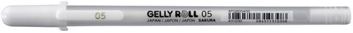 Roller Gel Sakura Gelly Roll Basic 05 0,3mm blanc