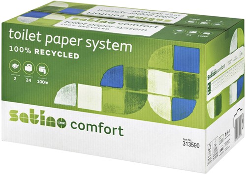 Papier toilette Satino Comfort JT3 317960 2 ép 724 feuilles blanc