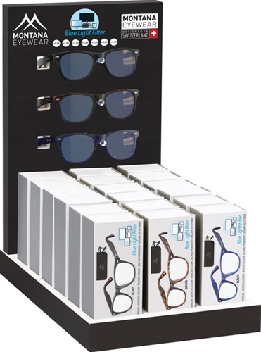 Lunettes de lecture Montana avec filtre lumière bleue assorti