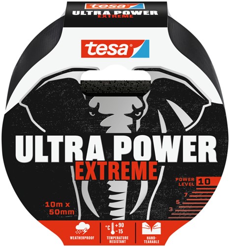 Ruban adhésif tesa Ultra Power Extreme repair 10mx50mm noir