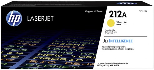 Cartouche toner HP 212A W2122A jaune