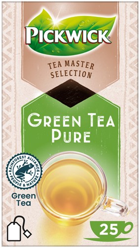 Thé Pickwick Master Selection green tea pure 25 pièces