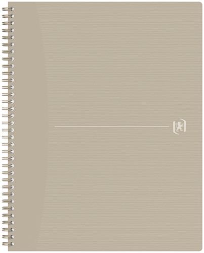 Cahier spirale Oxford Origin A4+ ligné 140 pages 80g sable