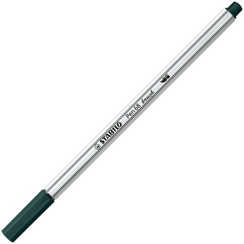 Feutre pinceau STABILO Pen 568/63 vert sapin