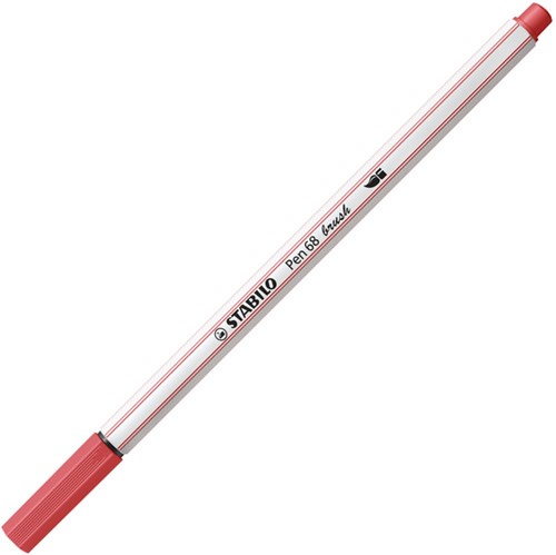 Feutre pinceau STABILO Pen 568/47 rouge terracotta