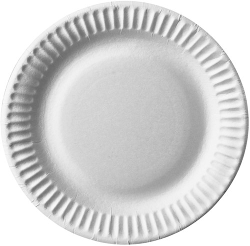 Assiette IEZZY 150mm carton blanc 100 pièces