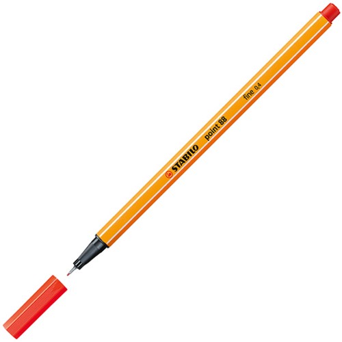 Fineliner STABILO point 88/48 rouge clair