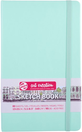 Carnet de croquis Talens Art Creation 13x21cm 140g 80 feuilles menthe fraîche