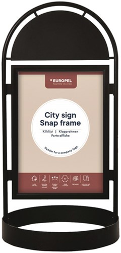 PANNEAU TROTTOIR EUROPEL CITY SIGN CADRE CLIPSABLE 594X841MM