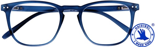 Lunettes de lecture I Need You +2.00 dpt Tailor bleu foncé