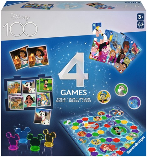 Jeux Disney 100 ans 4-en-1