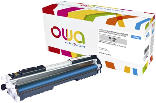 Cartouche toner OWA alternative pour HP CF351A bleu