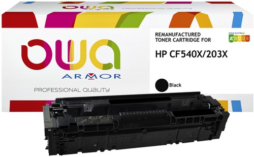 Cartouche toner OWA alternative pour HP CF540X noir