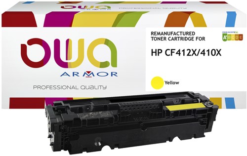 Cartouche toner OWA alternative pour HP CF412X jaune