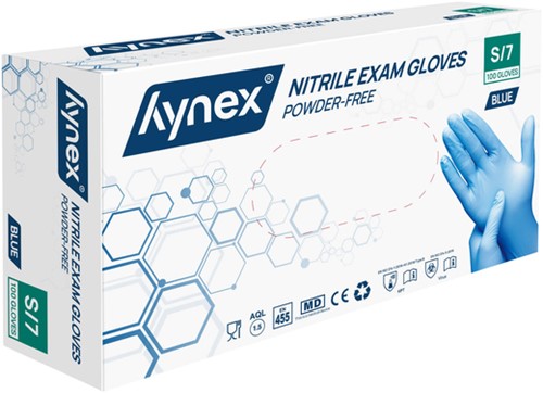 Gant Hynex S Nitrile bleu 100 pièces