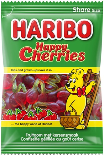 Bonbons Haribo Cerises sachet 250g