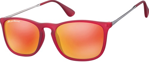 Lunettes de soleil Montana rouge verre rouge