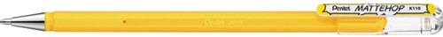 Roller gel Pentel Mattehop K110 Medium jaune