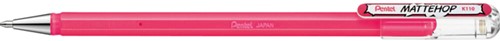 Roller gel Pentel Mattehop K110 Medium rose