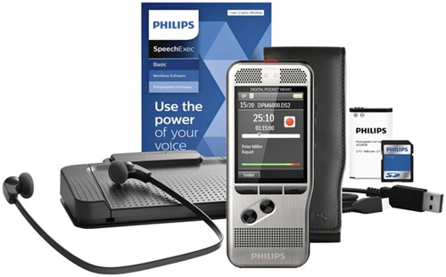 Kit dictée et enregistrement PhilipsPocketMemo DPM6700