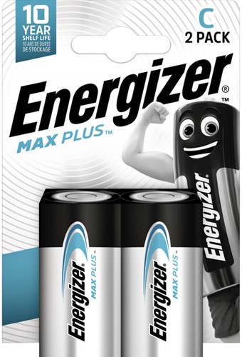 Pile Energizer Max Plus 2x C Alcaline