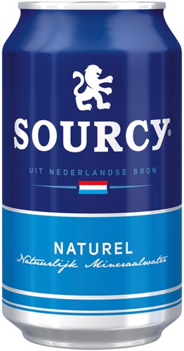 Eau minérale Sourcy canette 330ml