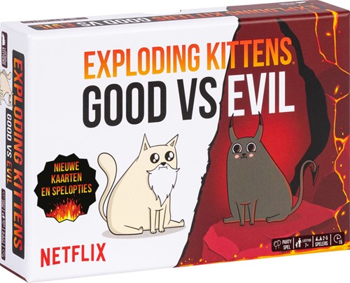 Spel Exploding Kittens good vs evil