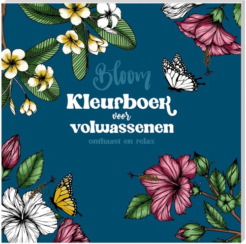 Kleurboek voor volwassenen Interstat Bloom