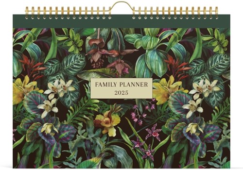 Calendrier familial 2025 Lannoo 310x220 Botanic 7 jours/1 page