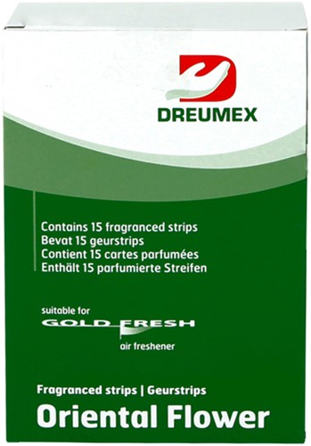 Désodorisant Dreumex Gold Fresh Oriental Flower 15 cartes