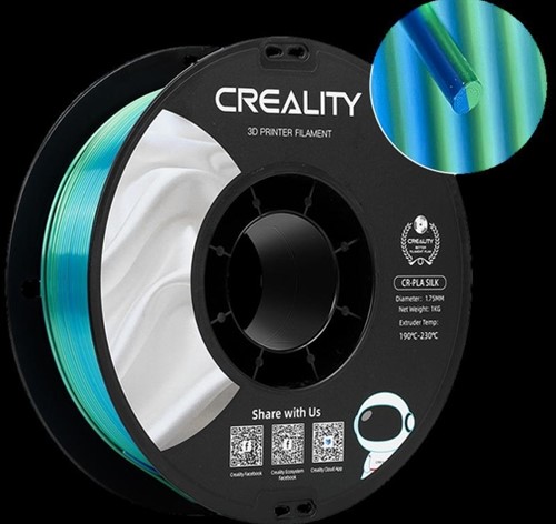 3D Filament Creality PLA 1.75mm Blauw Groen 1kg