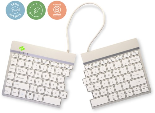 Toetsenbord R-Go Split Break QWERTY WL Wit