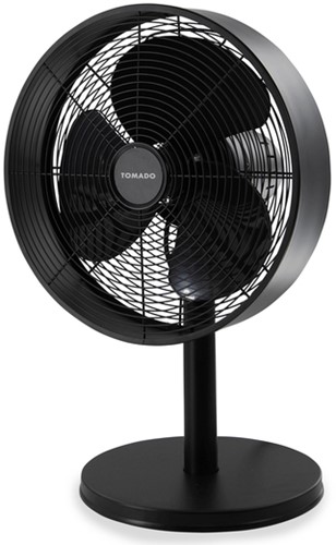 Ventilateur de table Tomado  Ø 35cm rétro noir