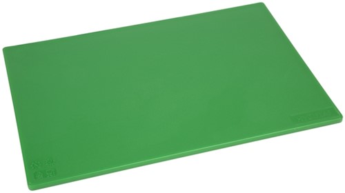 Planche à découper Hygiplas LDPE 450x300x10mm vert