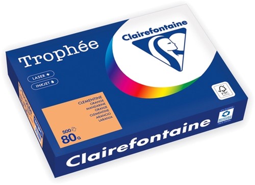 Papier copieur Trophée A4 80g orange 500 feuilles