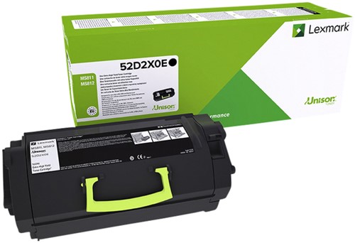 Cartouche toner Lexmark 52D2XOE Prebate noir