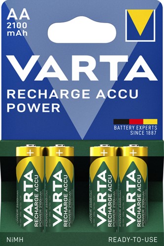 Pile rechargeable Varta 4x AA 2100mAh Ready To Use