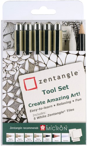 Kit Zentangle de 12 pièces