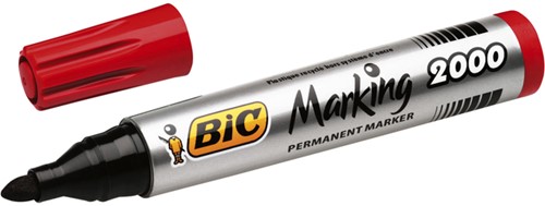 Viltstift Bic 2000 ecolutions rond large rood