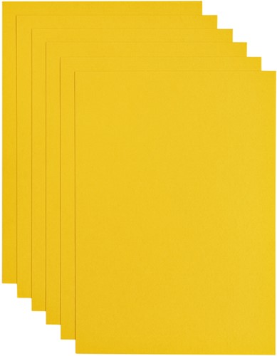 Papier copieur Papicolor A4 100g jaune bouton d'or 12 feuilles