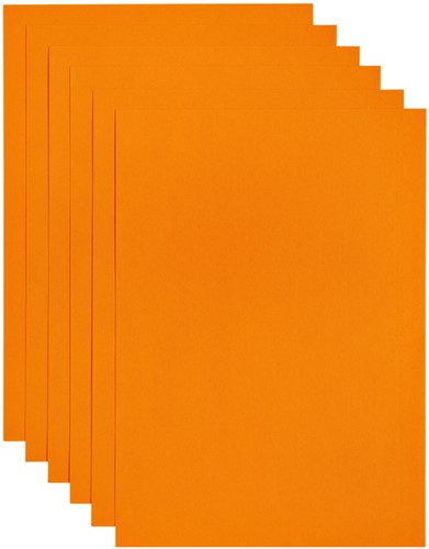 Papier copieur Papicolor A4 200g orange 6 feuilles