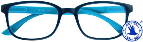 Lunettes de lecture I Need You +1.50 dpt Rainbow bleu-bleu clair