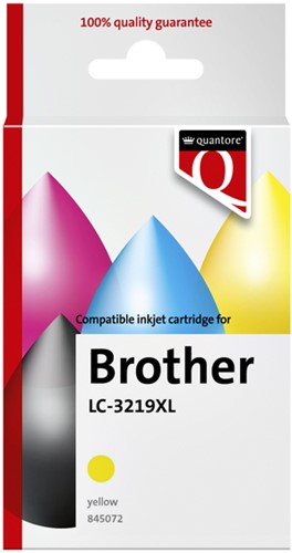 Inktcartridge Quantore alternatief tbv Brother LC-3219XL geel