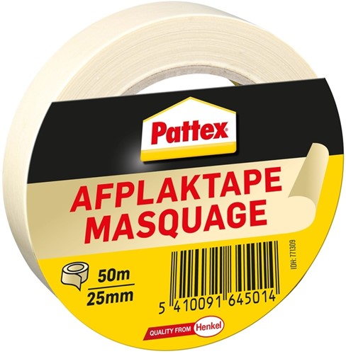 Ruban de masquage Pattex 25mmx50m crème