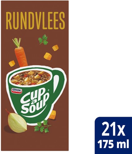 Cup-a-Soup Unox rundvlees 21x175ml