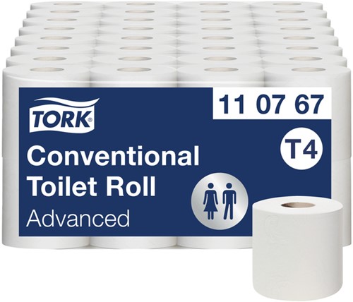 Papier toilette Tork T4 110767 Advanced 2 ép 250fls blanc