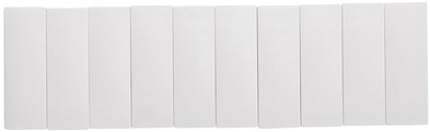 Aimant MAUL Solid 54x19x9mm 1kg blanc 10 pièces