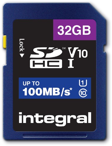 Carte mémoire Integral SDHC V10 32Go